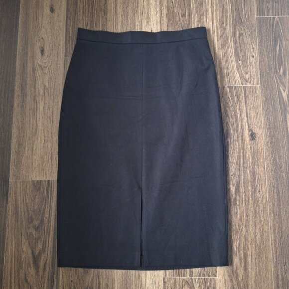 💙 Banana Republic Slit Pencil Skirt Size 12 Office Fall Minimalist - Picture 1 of 7